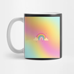 Pink Pastel Rainbow Mug